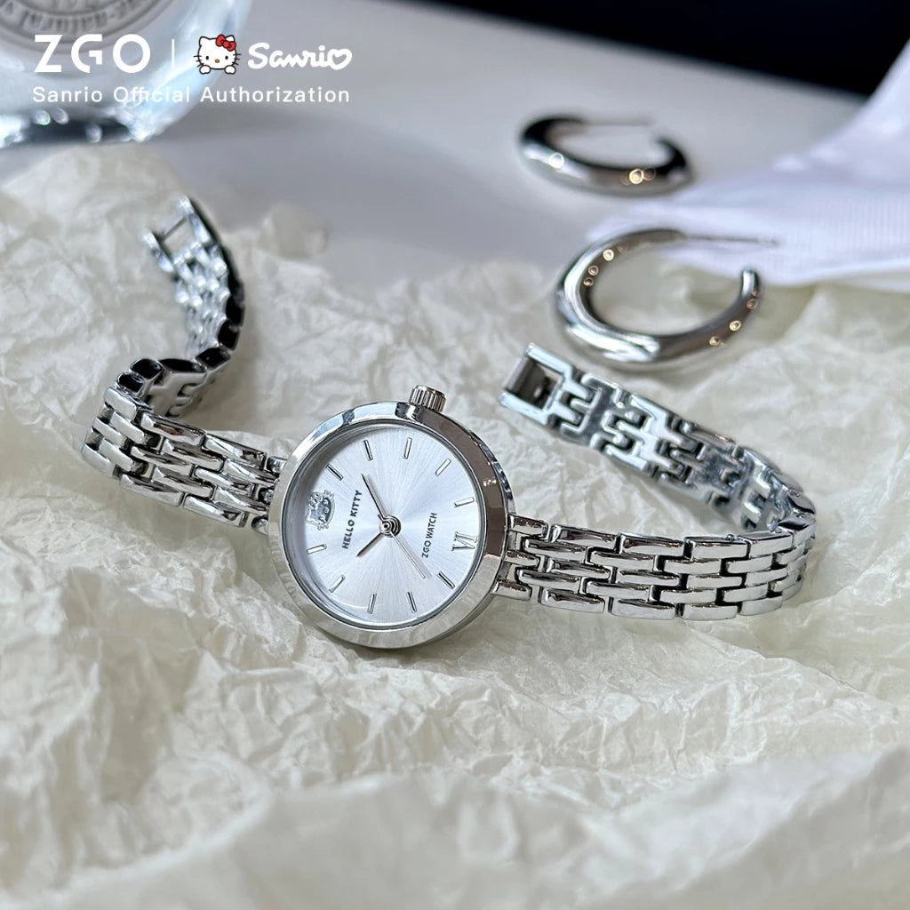 ZGO X Sanrio Hello kitty Watch For Women Minority Light Luxury Waterproof Quartz Watches Girls Jewelry Birthday Gifts 295