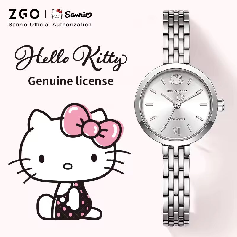 ZGO X Sanrio Hello kitty Watch For Women Minority Light Luxury Waterproof Quartz Watches Girls Jewelry Birthday Gifts 295